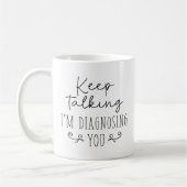 保診断してる コーヒーマグカップ (左)