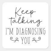 保診断してる スクエアシール (正面)