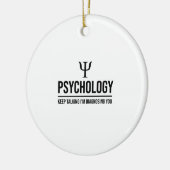 保診断してる セラミックオーナメント (左)