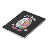 保診断してる ノートパッド (回転)