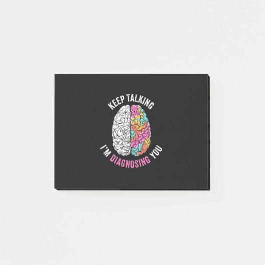 保診断してる ポストイット (正面)