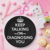 保診断してる – 心理学者Psy ペーパープレート (パーティー)