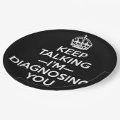 保診断してる – 心理学者Psy ペーパープレート (アングル)