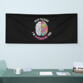 保診断してる 横断幕 (トレードショー)