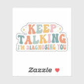 保診断するぞ心理学者ギフト シール (シート)