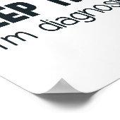 保診断中 ポスター (角)