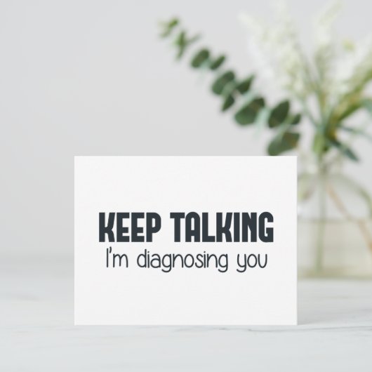 保診断中 ポストカード (スタンド正面)