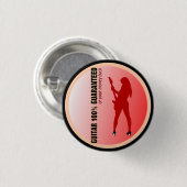 保証されるギター100% 缶バッジ (正面&裏面)