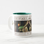 保証できる気違いの天才マグ ツートーンマグカップ (正面左)