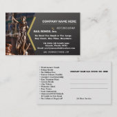 保証債名刺 名刺 (正面/裏面)