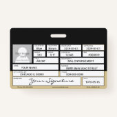 保証執行エージェントのバッジ バッジ (裏面)