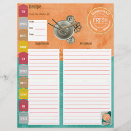 保証新しいレシピ挿入