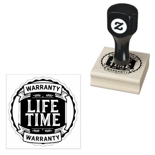 保証耐用期間ゴム印 ラバースタンプ (押印)