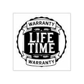 保証耐用期間ゴム印 ラバースタンプ (インプリント)