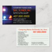 保証金債券カスタマイズ可能な名刺テンプレート 名刺 (正面/裏面)