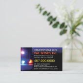 保証金債券カスタマイズ可能な名刺テンプレート 名刺 (スタンド正面)