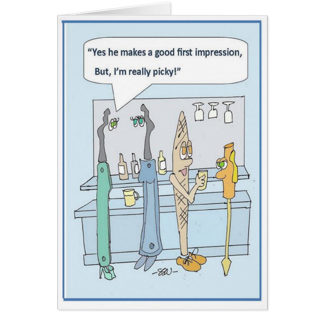 保証錠前屋のおもしろいなカード (正面)