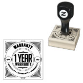 保証1年スタンプ ラバースタンプ (押印)