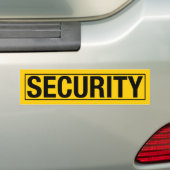 "保証" バンパーステッカー (車上)