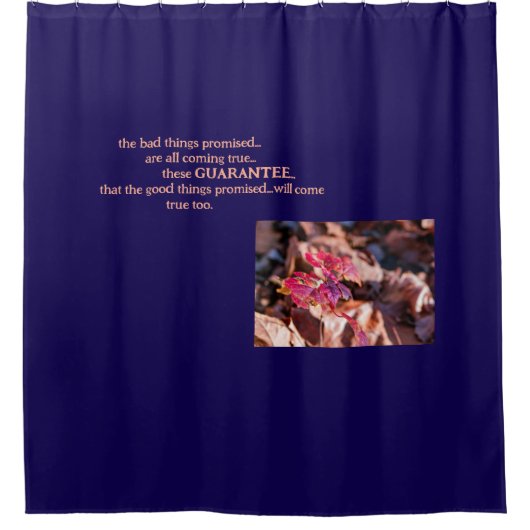 保証 Shower Curtain シャワーカーテン (正面)