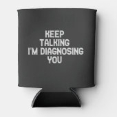 保話して診断するおもしろいセラピスト 缶クーラー (正面)