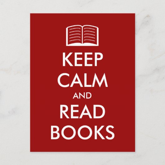 保読とアイコン付き書籍はがき ポストカード (正面)