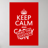 保読質問（全色） ポスター (正面)