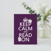 保読CalmとOn(任意の色) ポストカード (スタンド正面)