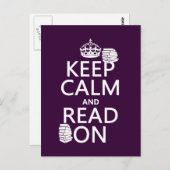 保読CalmとOn(任意の色) ポストカード (正面/裏面)