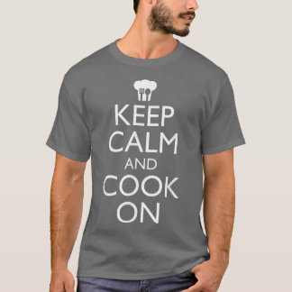 保調理師オンおもしろい料理 Tシャツ