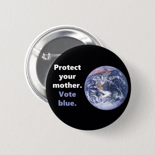 保護お母さん 缶バッジ (正面&裏面)