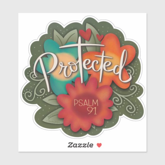 保護かわいらしインスパイアフローラ シール (シート)