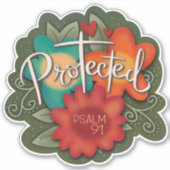 保護かわいらしインスパイアフローラ シール (正面)