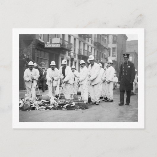 保護されたゴミ, 1911 ポストカード (正面)