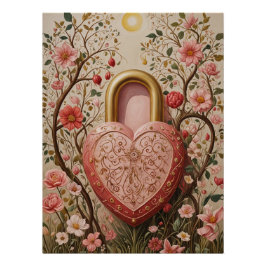 保護されたハート ポスター