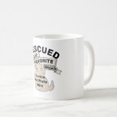 保護された犬のコーヒーマグ – カスタムペットおもしろいの写真 コーヒーマグカップ (正面右)