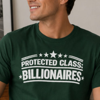 保護された階級の億万長者Tシャツ Tシャツ
