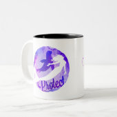 "保護して下さい人魚およびアザラシによって" ツートーンマグカップ (正面左)