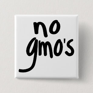 保護します私達の食糧をGMO'Sは叫びません 缶バッジ