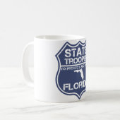 保護し、役立つフロリダの州警察官 コーヒーマグカップ (正面左)