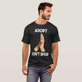 保護する、買わない。 猫 Tシャツ (正面フル)