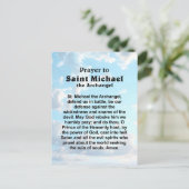 保護と勇気のためのカトリック祈りの言葉 ポストカード (スタンド正面)