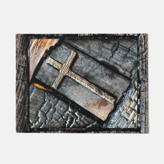 保護のクロス ドアマット (正面)