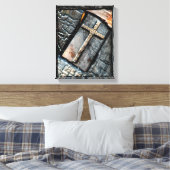 保護の十字 キャンバスプリント (インサイチュ (寝室))