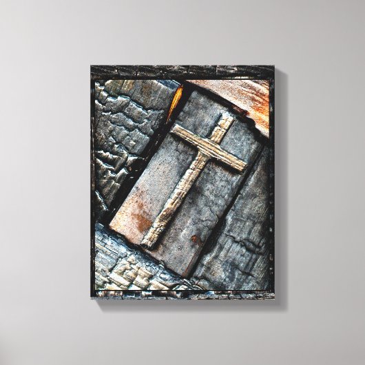 保護の十字 キャンバスプリント (正面)