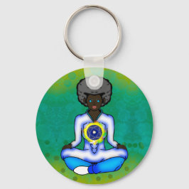 保護の青い光 キーホルダー