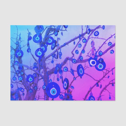 保護アジェスティングアイアミュレットギフトティッシュ 薄葉紙 (正面)