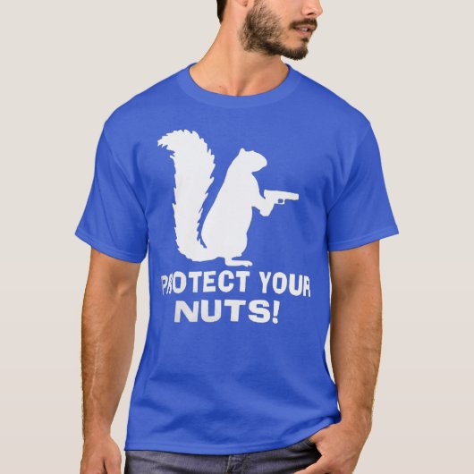 保護ナッツリおもしろいスコントロール Tシャツ (正面)