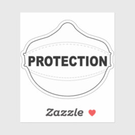 保護マスクビニールシール シール