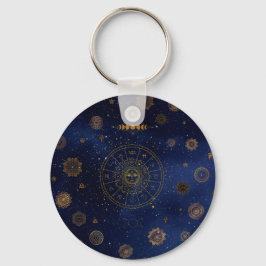 保護マンダラウィッチの魔法の異教の記号 キーホルダー